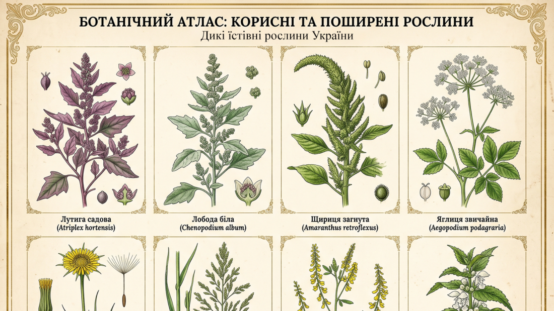 Які дикі рослини їли наші предки?